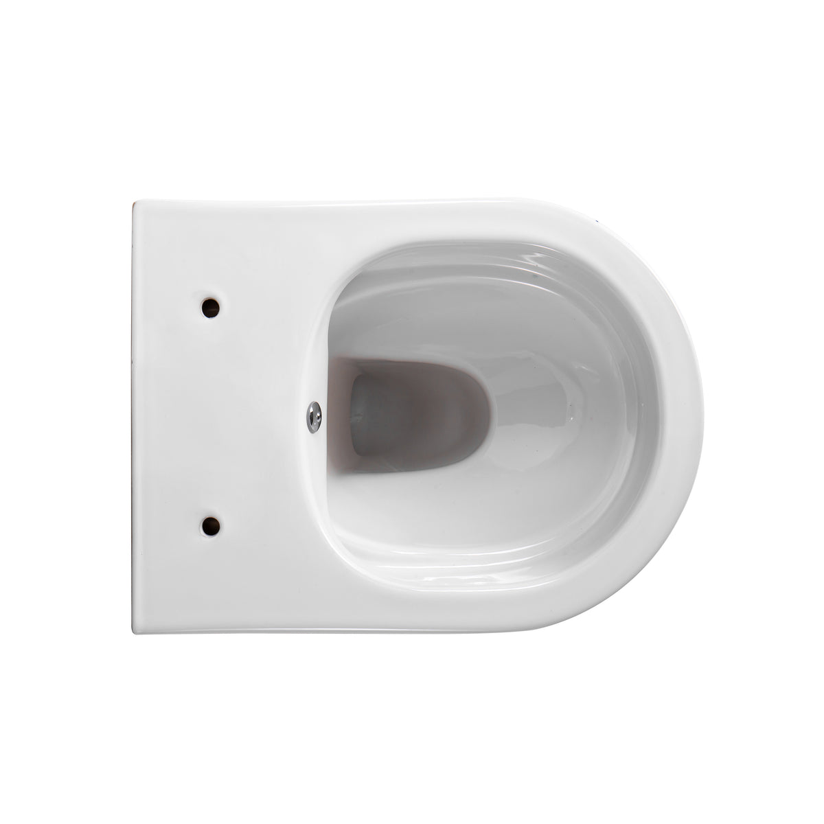 SH Darlo hangtoilet met bidet - randloos - met bidetkraan koud en warm water - zonder zitting - compact 49 cm - glanzend wit