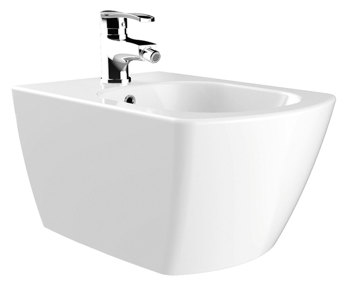 Ophang (bidet) wit verborgen bevestiging