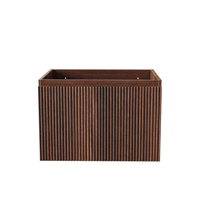 Aloni ela wastafelonderkast - 1 lade - greeploos - soft close – 60x40x45 cm - wenge