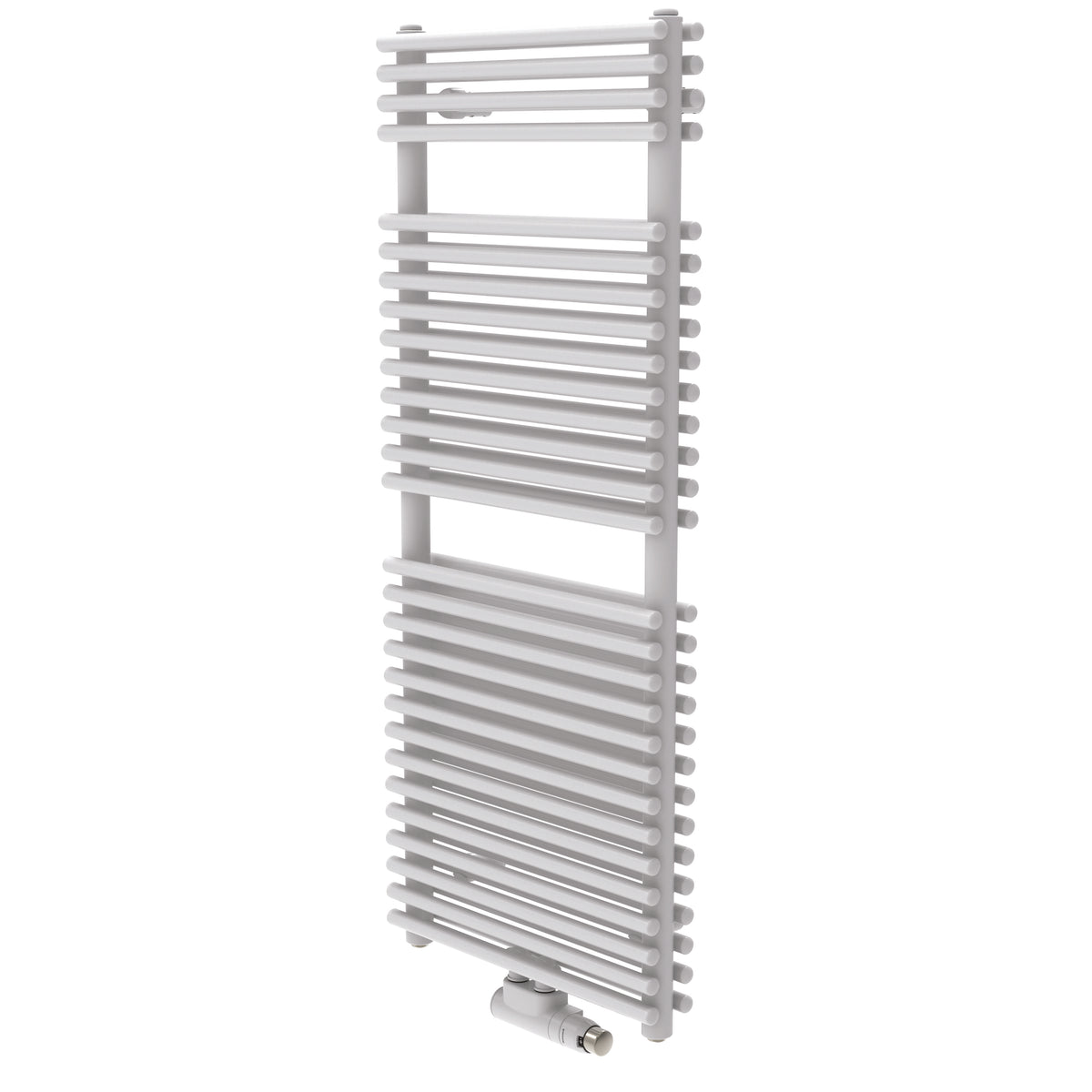 Belrad double handdoekradiator middenaansluiting 1791x600 1402w - wit