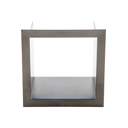 Aloni inzetstuk voor reserverolhouder - inbouw - gunmetal