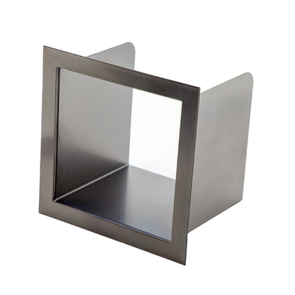 Aloni inzetstuk voor reserverolhouder - inbouw - gunmetal