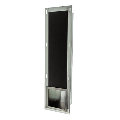 Aloni inzetstuk voor reserverolhouder - inbouw - gunmetal