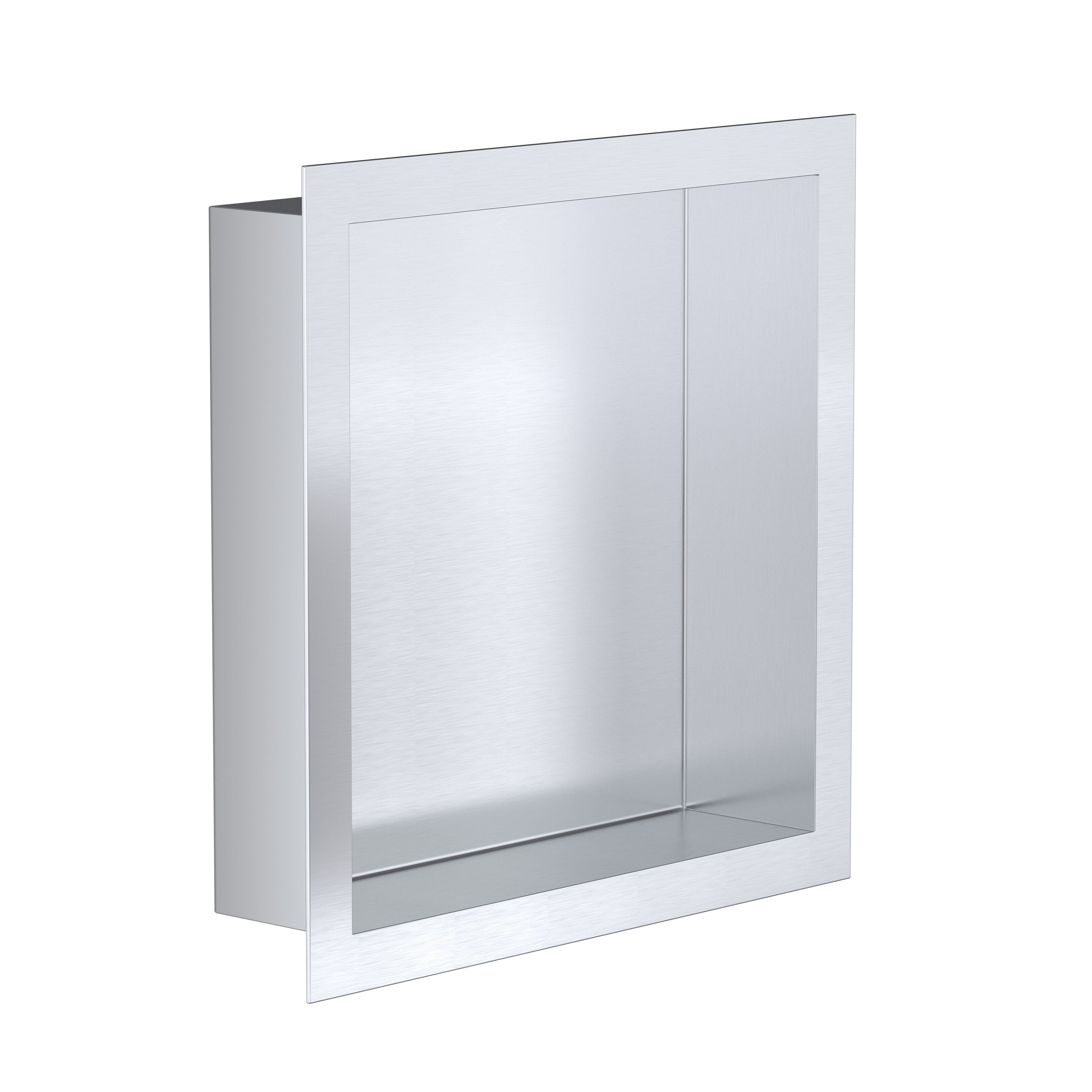 Aloni inbouwnis (300x300x100mm) - geborsteld rvs