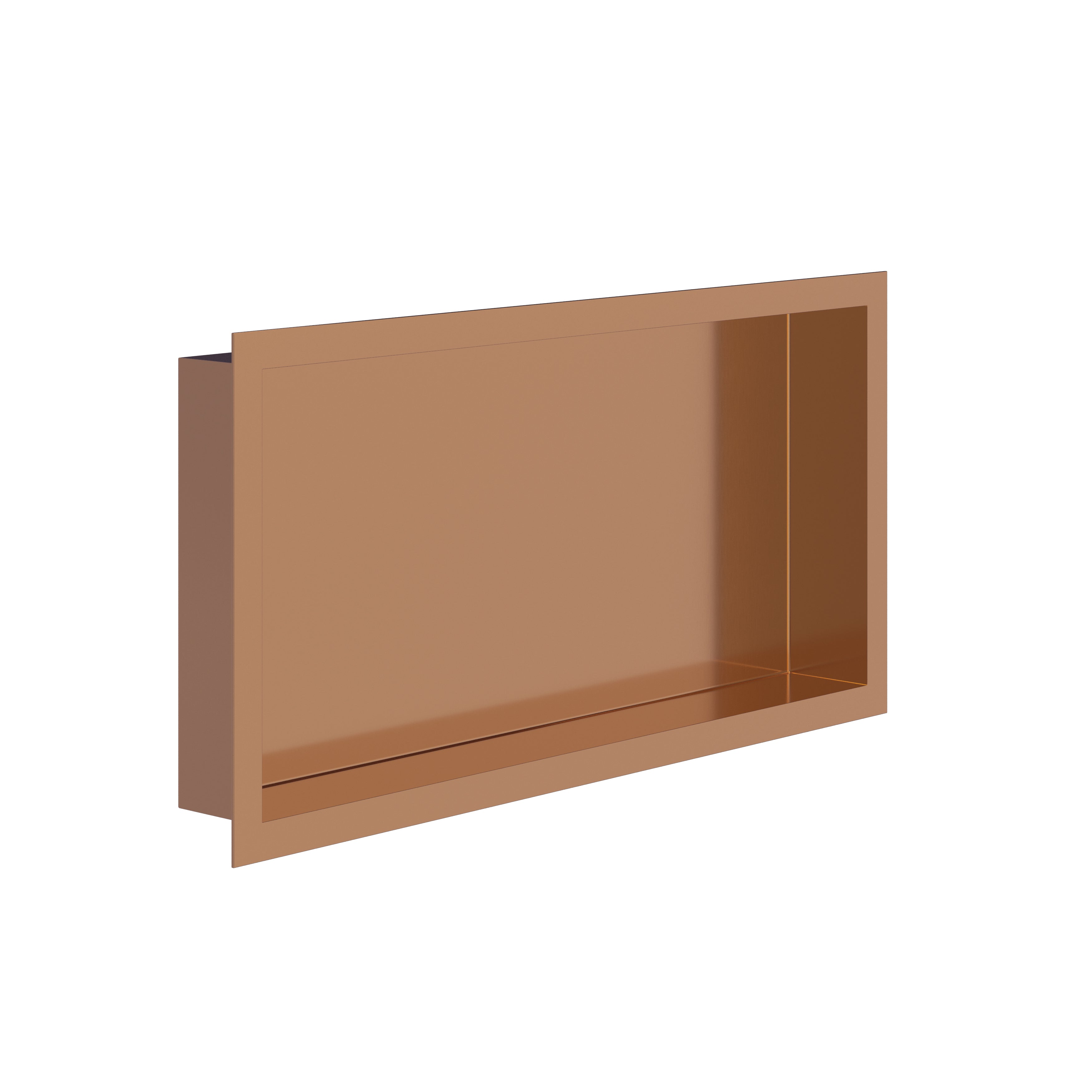 Aloni inbouwnis (300x600x100mm) - geborsteld koper