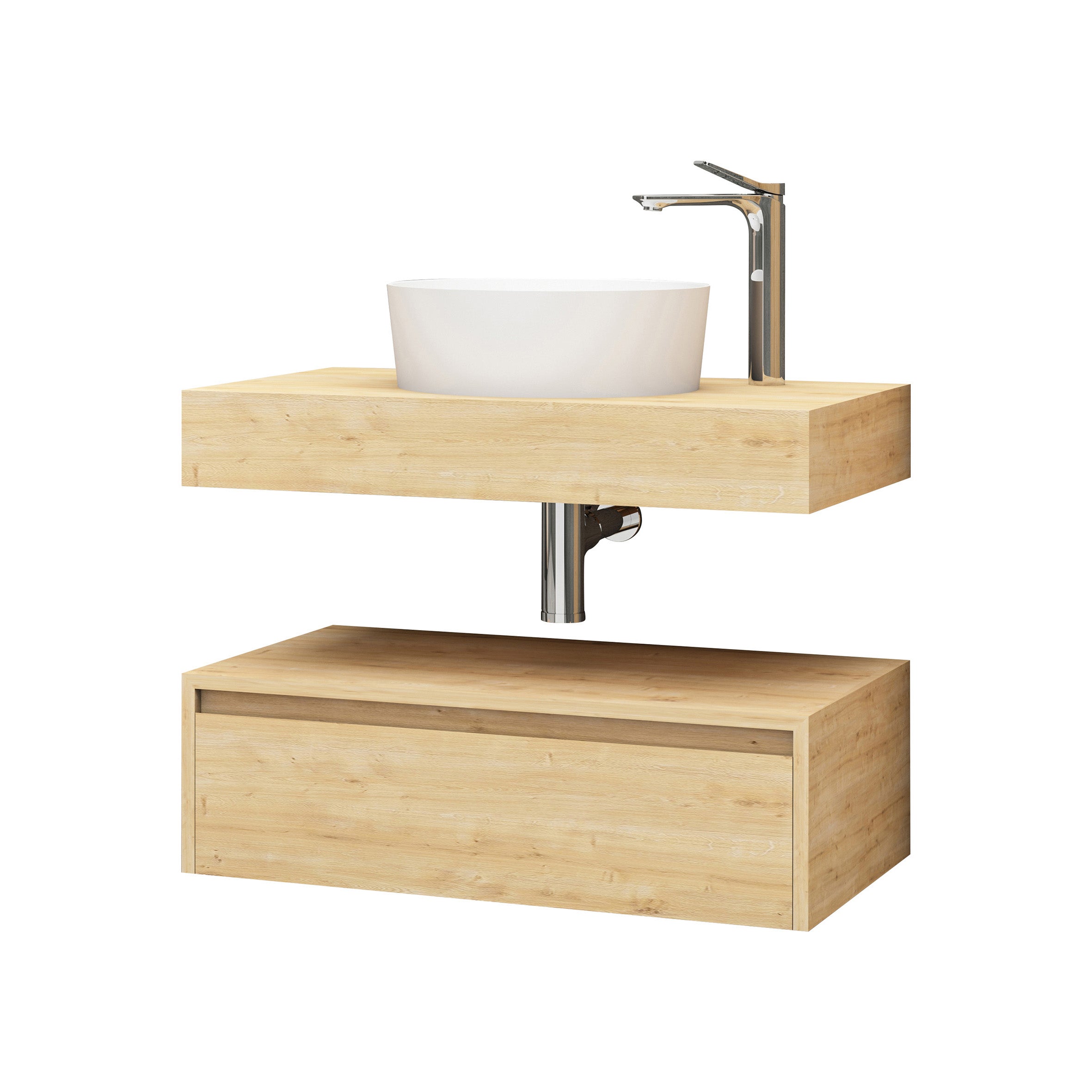 Aloni lina onderkast (80cm) - safir