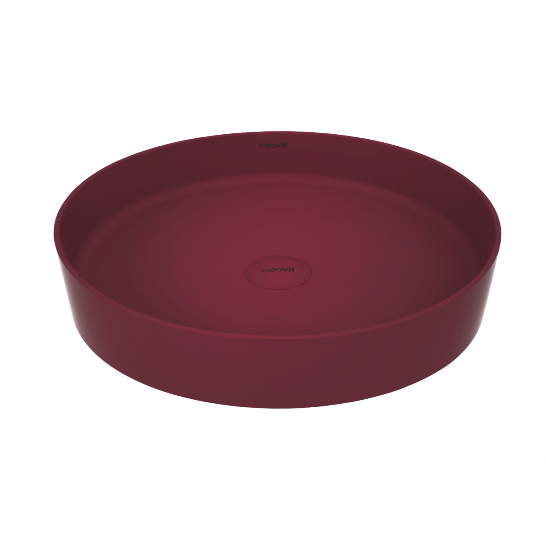 Creavit loop opbouw waskom (45cm) - berry