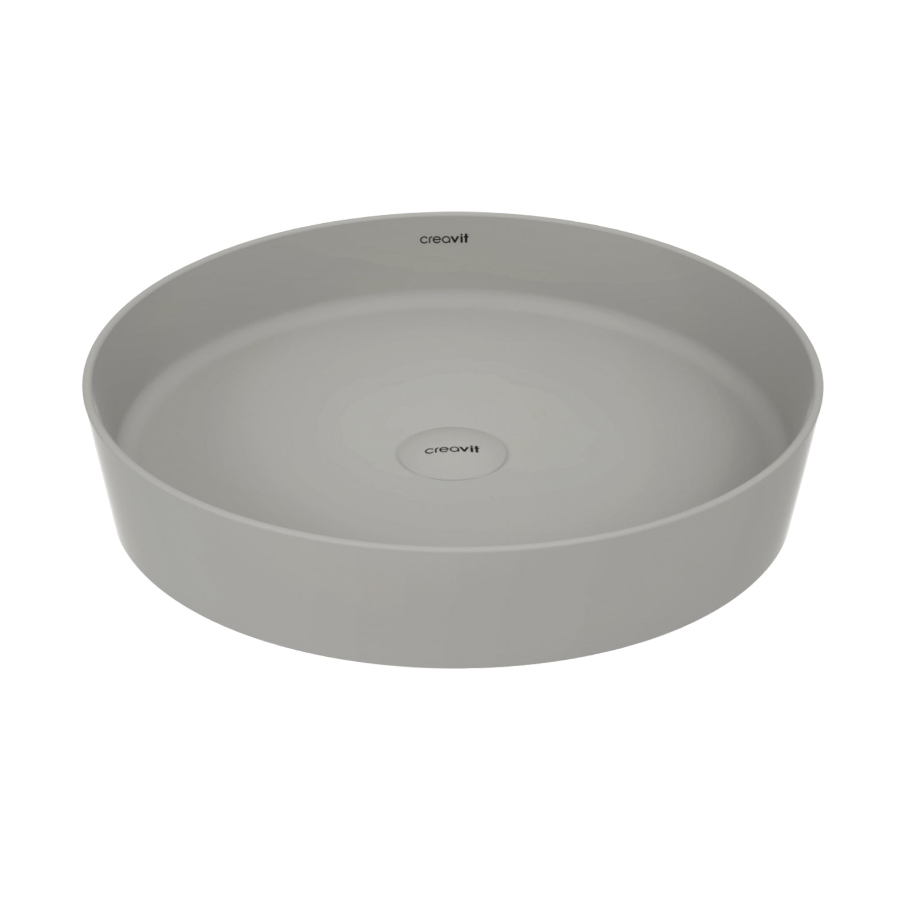 Creavit loop opbouw waskom (45cm) - koel grijs