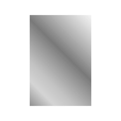 Aloni mkado toiletspiegel - met lijst - 40x60x1,9 cm - wit marmer