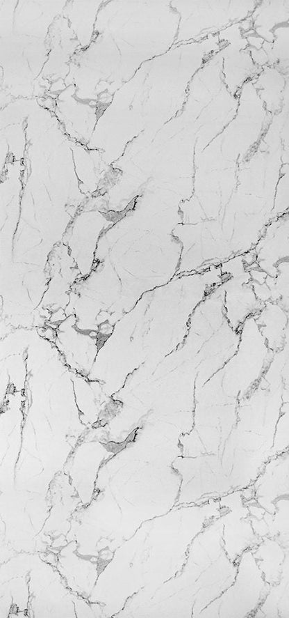 Isodeco PVC Marmer Plaat Hoogglans Wit Bianco Carrara