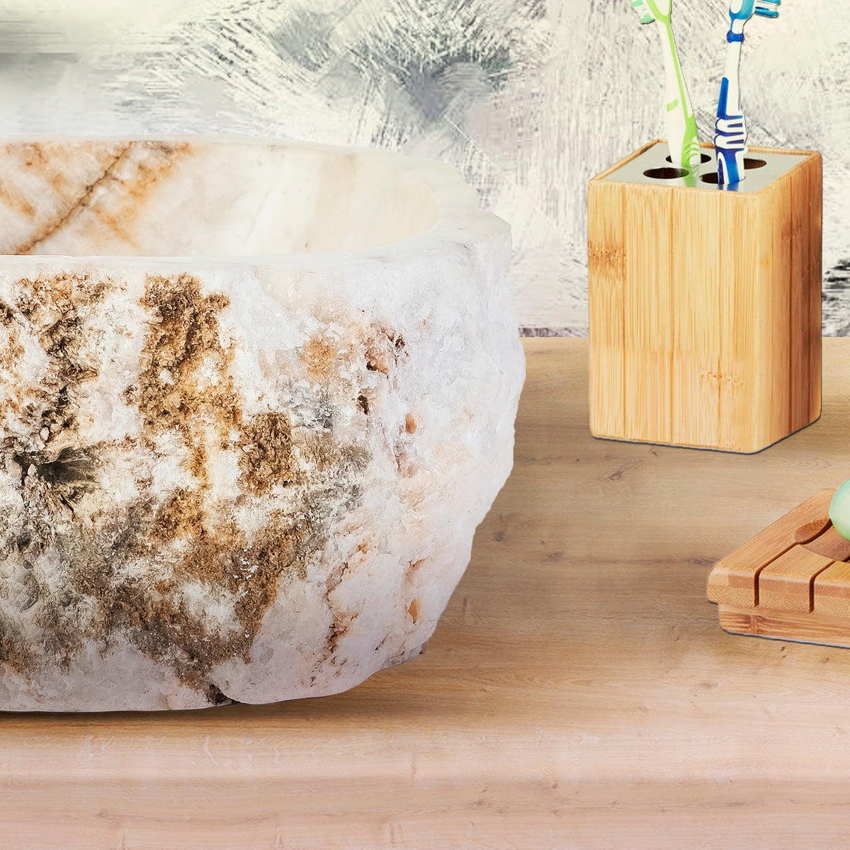 Aloni Waskom natural sunset onyx 30-35x15cm