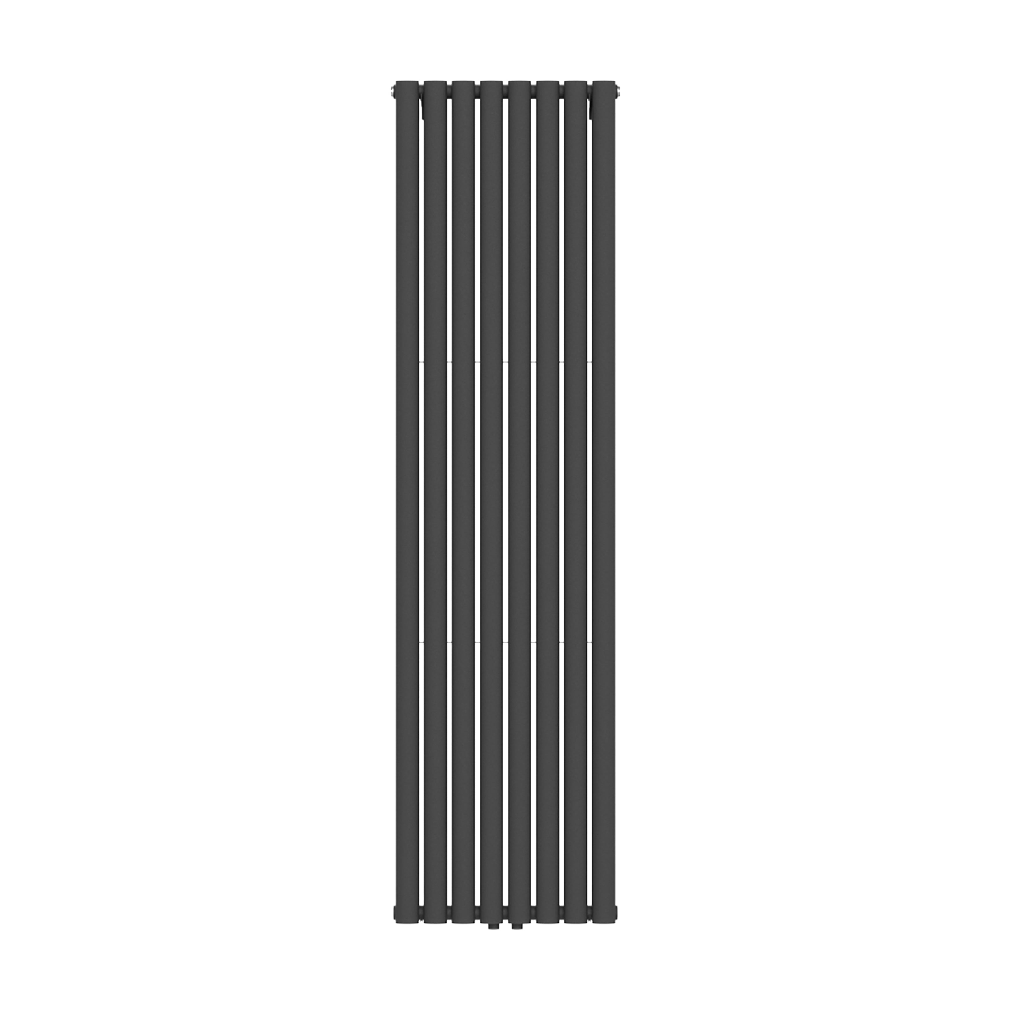 Verti ovaal radiator - 1800x480 - 1640w - mat zwart