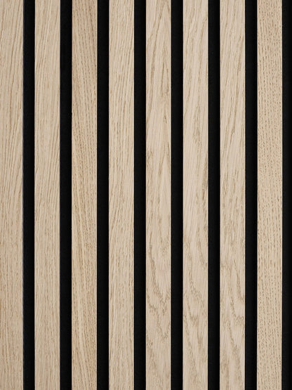Isodeco Akoestisch Paneel Hout Naturel Eiken met Zwart Vilt