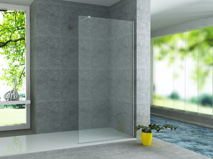 Aloni muurprofiel voor douchewand - 200 cm - chroom, sfeerbeeld