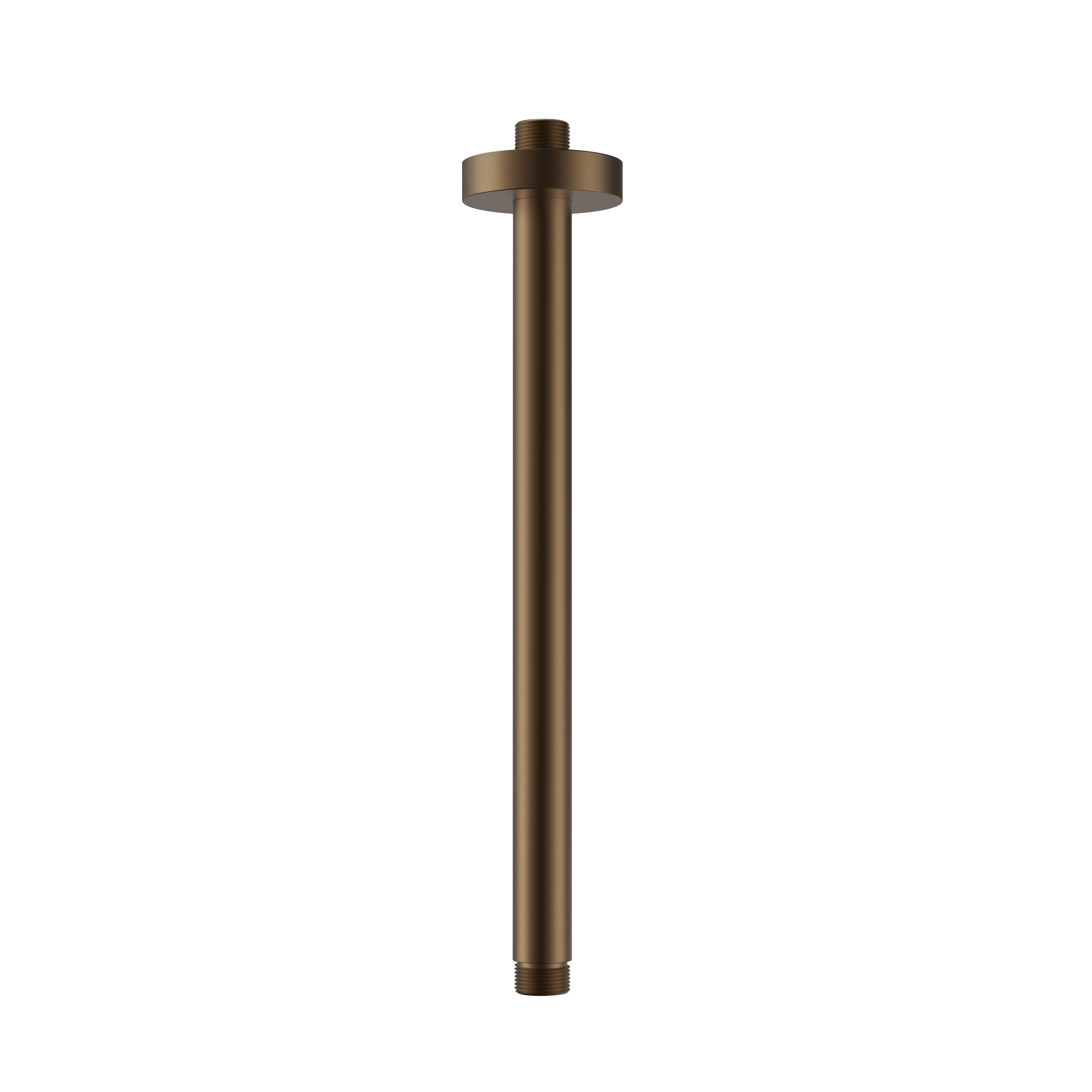 Uniforma douchearm - plafondbevestiging - 30 cm - bruin brons (pvd)