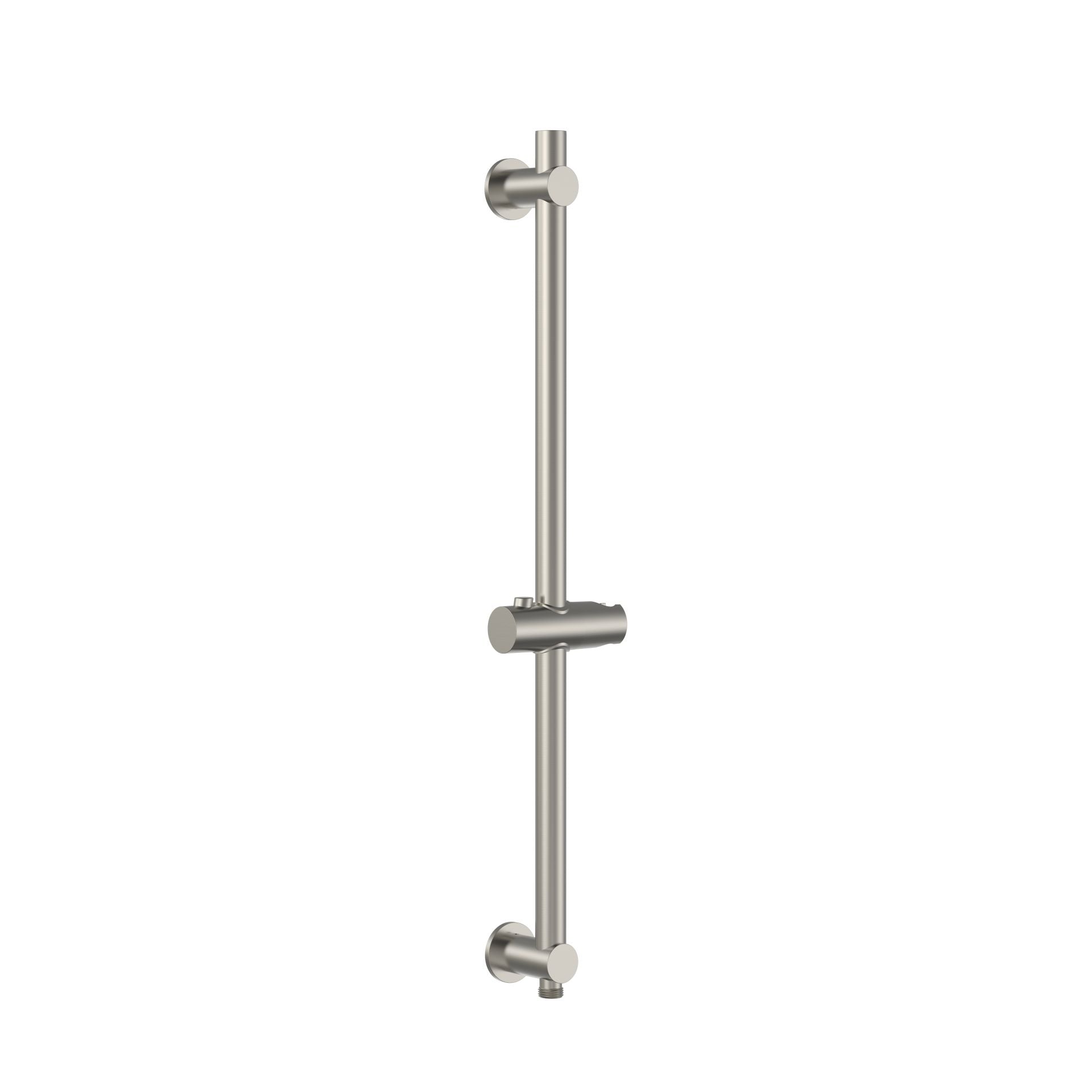 Uniforma doucheglijstang - met wateraansluiting - 69 cm - geborsteld rvs