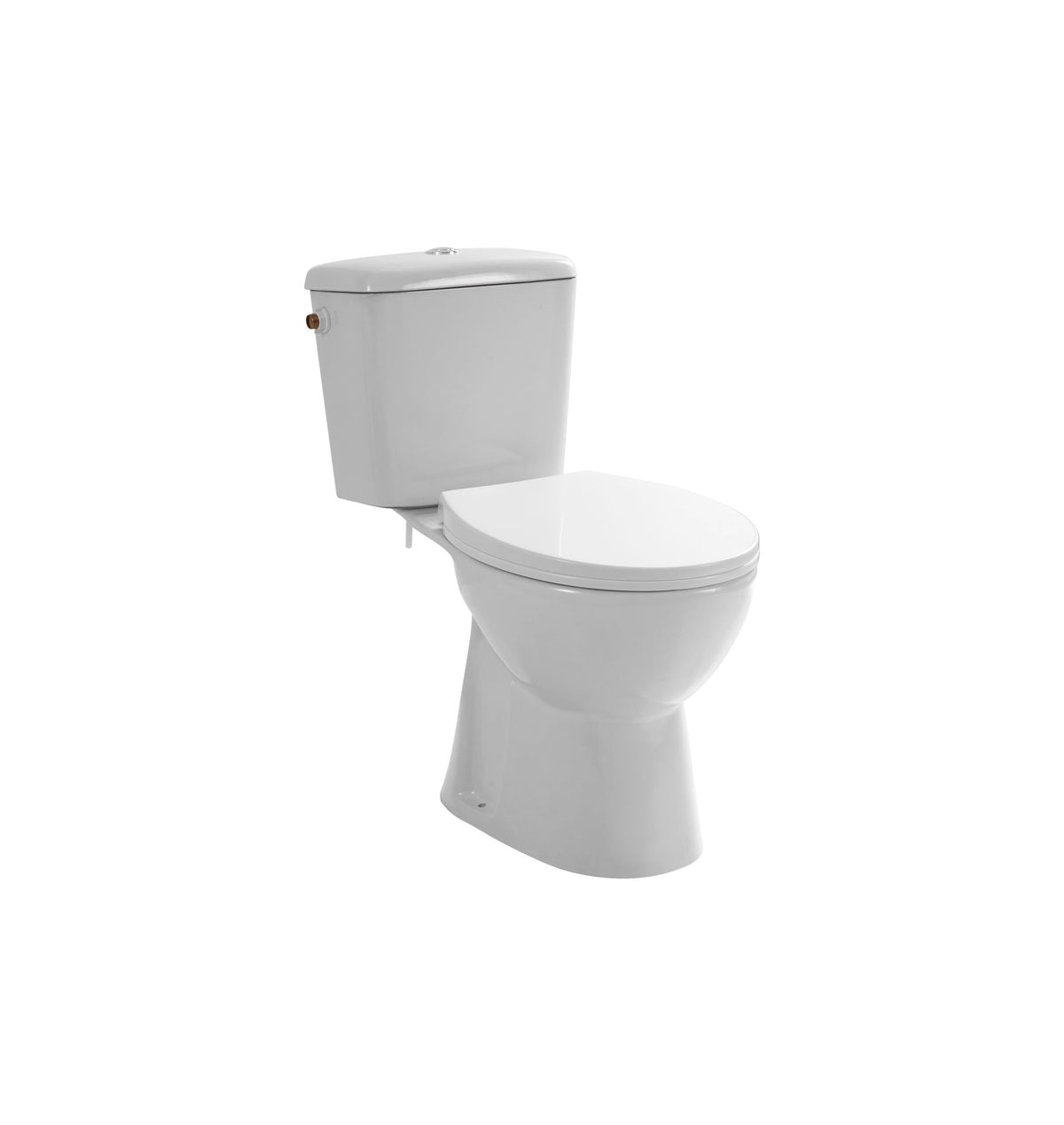 Aloni pro duoblok - staand toilet - randloos - s-trap - vloeruitlaat - met reservoir - met spoelmechanisme - dubbele spoelfun