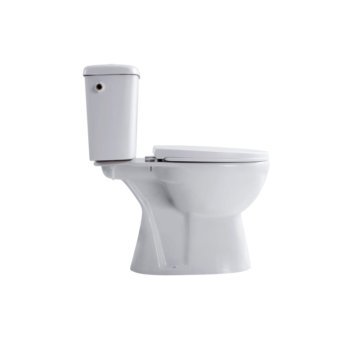 Aloni pro duoblok - staand toilet - randloos - s-trap - vloeruitlaat - met reservoir - met spoelmechanisme - dubbele spoelfun