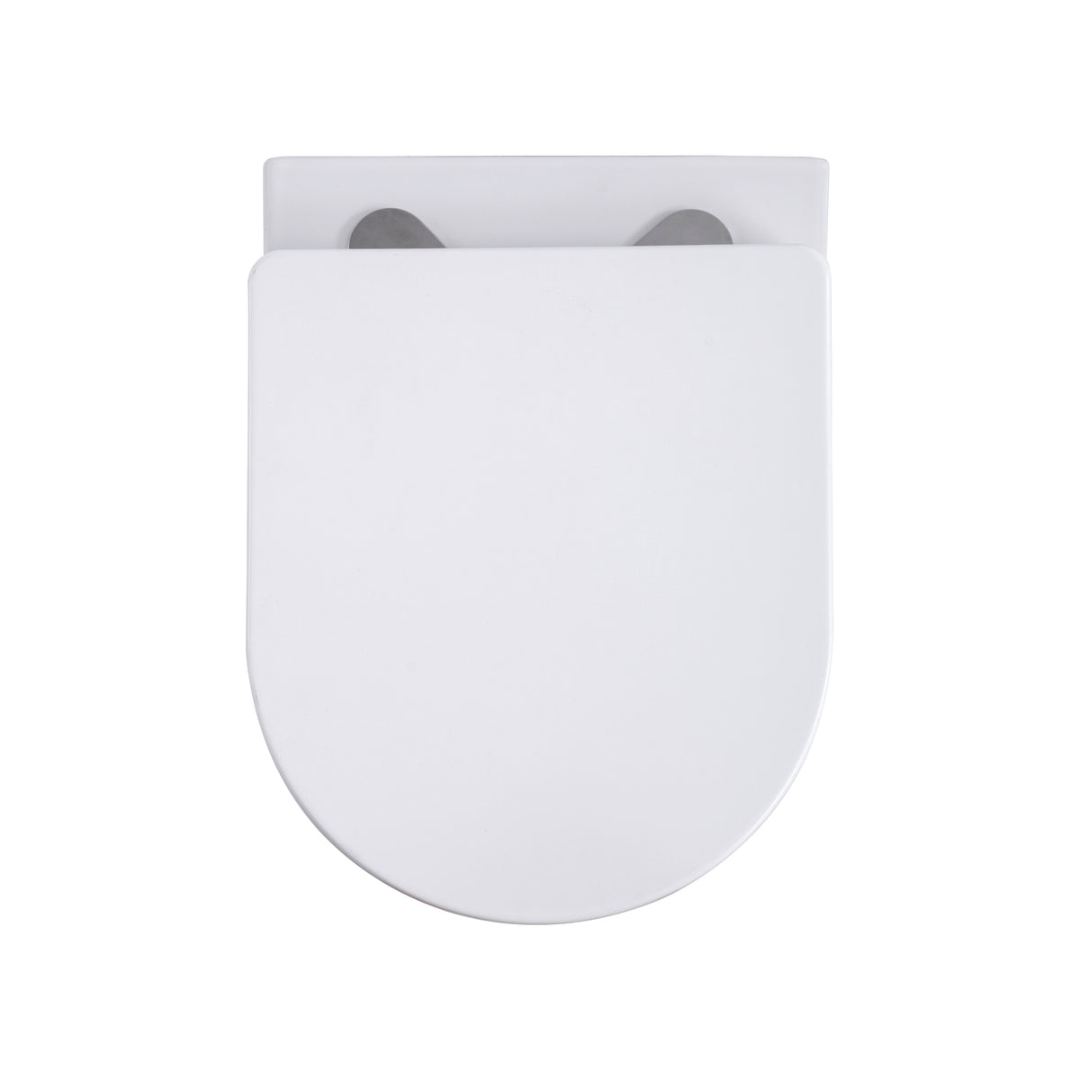 Aloni pro hangtoilet - tornado flush - randloos - met zitting - duroplast - soft close - quick release - compact 49 cm - 36x32x49 cm - glanzend wit