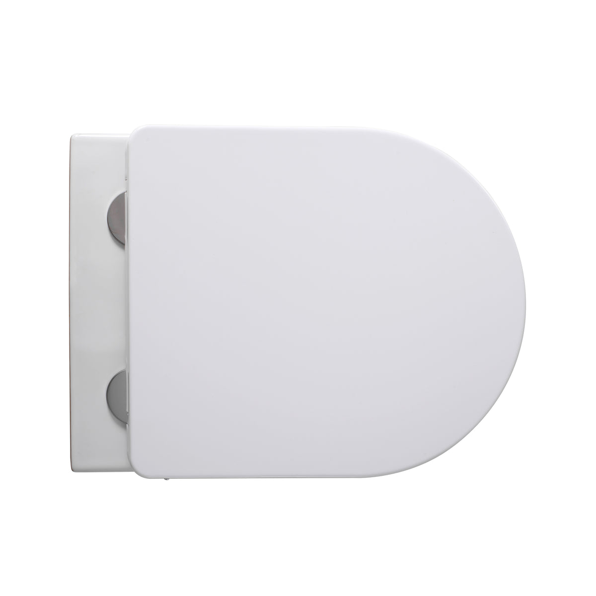 Aloni pro hangtoilet met bidet - tornado flush - randloos - met bidetkraan koud en warm water - met zitting - 52,5cm - glanzend wit