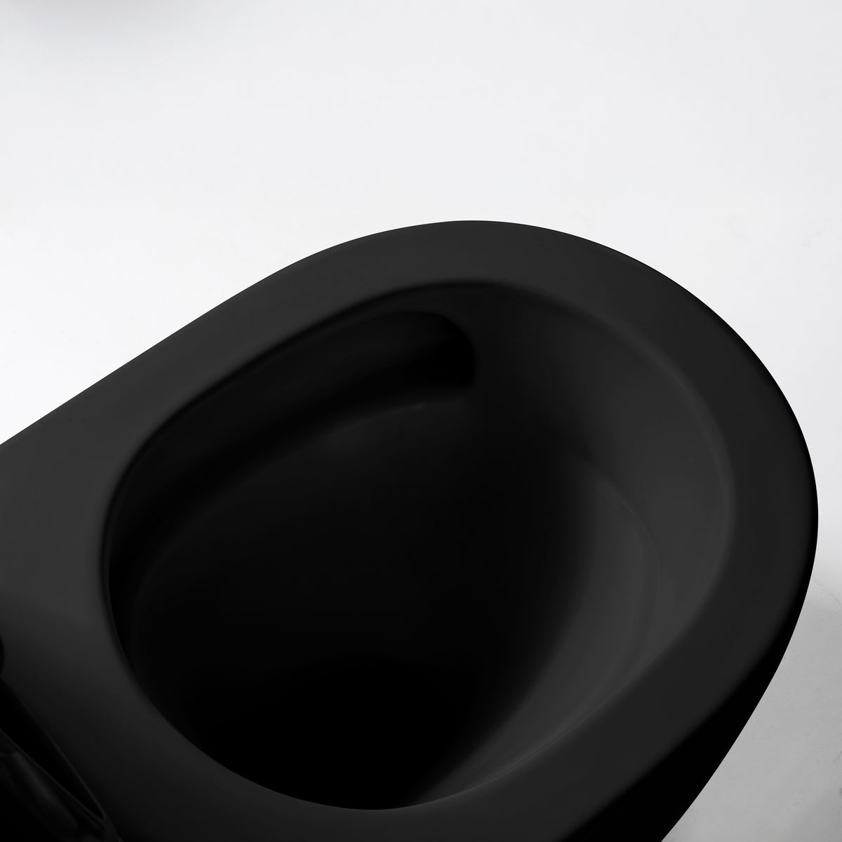 Aloni pro hangtoilet met bidet - tornado flush - randloos - met bidetkraan koud en warm water - met zitting - 52,5cm - mat zwart