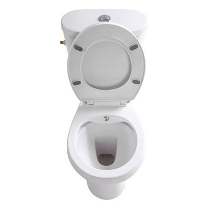 Aloni pro5026 duoblok - staand toilet met bidet - randloos - s-trap - vloeruitlaat - met reservoir - met spoelmechanisme - du
