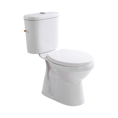 Aloni pro5026 duoblok - staand toilet met bidet - randloos - s-trap - vloeruitlaat - met reservoir - met spoelmechanisme - du