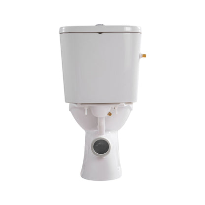 Aloni pro5027 duoblok - staand toilet met bidet - randloos - p-trap - muuruitlaat - met reservoir - met spoelmechanisme - dub