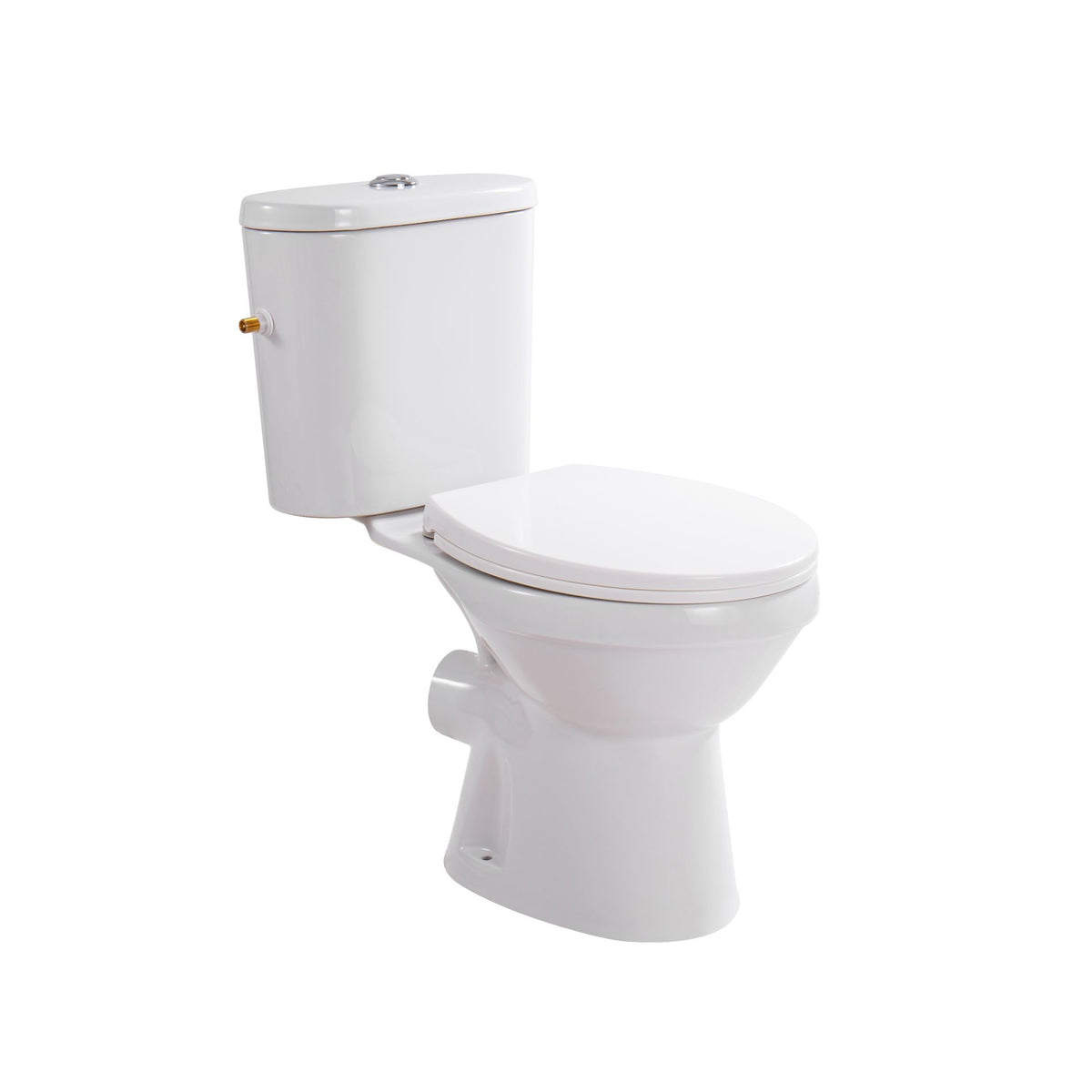 Aloni pro5027 duoblok - staand toilet met bidet - randloos - p-trap - muuruitlaat - met reservoir - met spoelmechanisme - dub