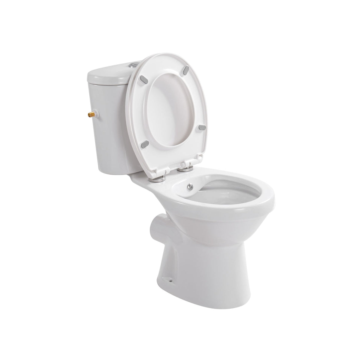 Aloni pro5027 duoblok - staand toilet met bidet - randloos - p-trap - muuruitlaat - met reservoir - met spoelmechanisme - dub