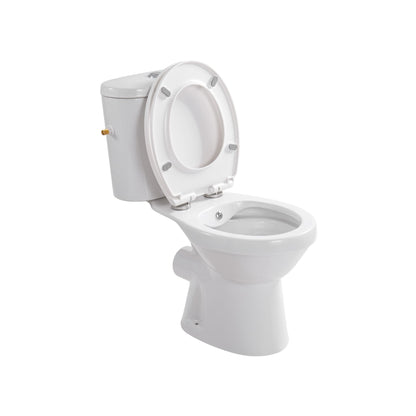 Aloni pro5027 duoblok - staand toilet met bidet - randloos - p-trap - muuruitlaat - met reservoir - met spoelmechanisme - dub
