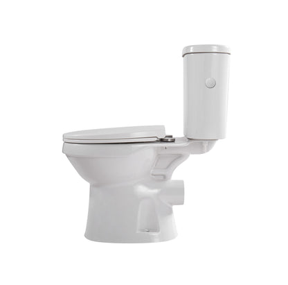 Aloni pro5027 duoblok - staand toilet met bidet - randloos - p-trap - muuruitlaat - met reservoir - met spoelmechanisme - dub