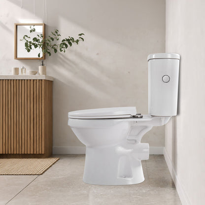 Aloni pro5027 duoblok - staand toilet met bidet - randloos - p-trap - muuruitlaat - met reservoir - met spoelmechanisme - dub