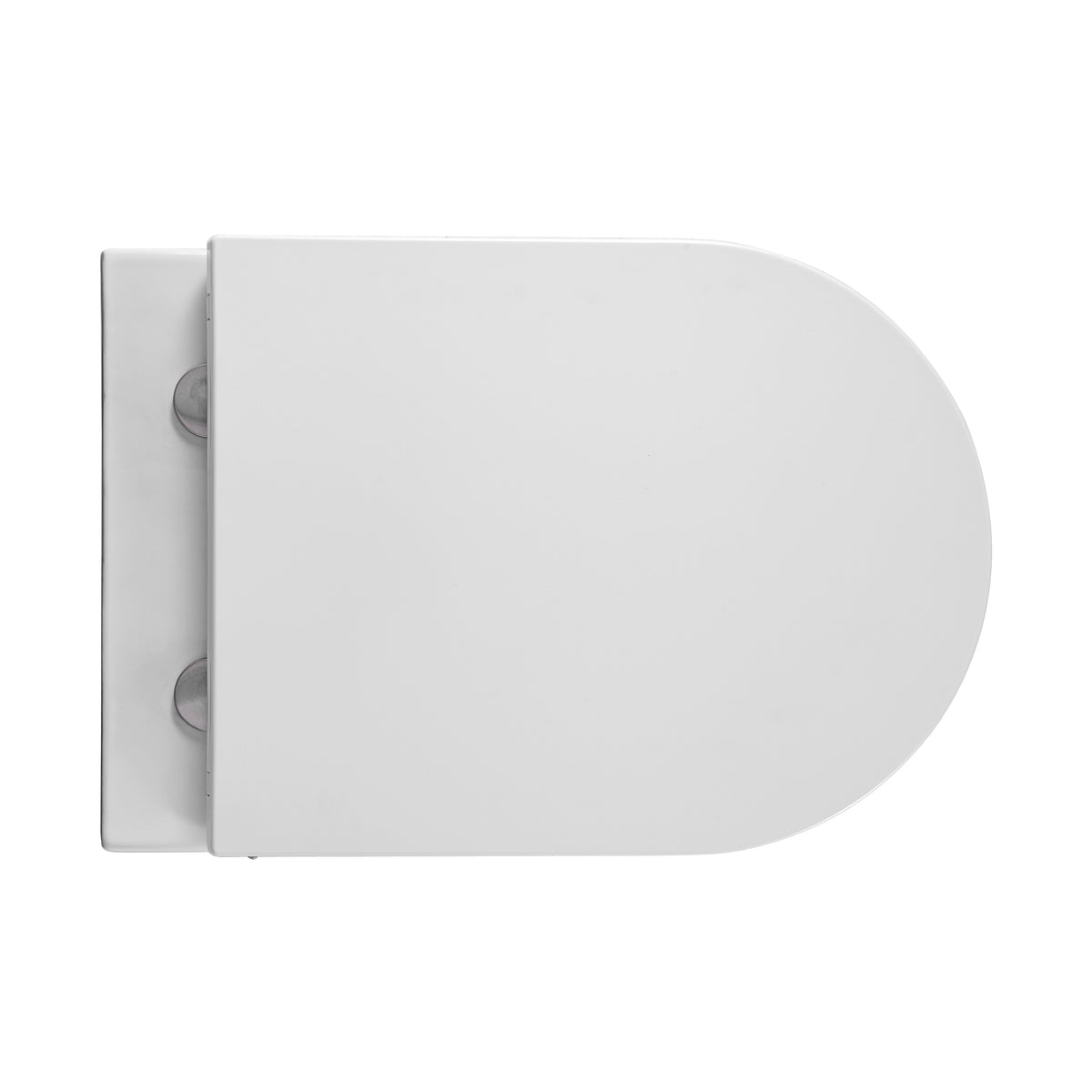 Aloni pro hangtoilet met bidet - randloos - met bidetkraan koud en warm water - met zitting - 52,5cm - glanzend wit