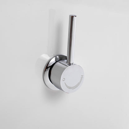 Aloni pro hangtoilet met bidet - randloos - met bidetkraan koud en warm water - met zitting - 52,5cm - glanzend wit