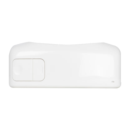 Aloni saforo toiletreservoir - dubbele spoeling 3/6 l - waterbesparend - kunststof - glanzend wit