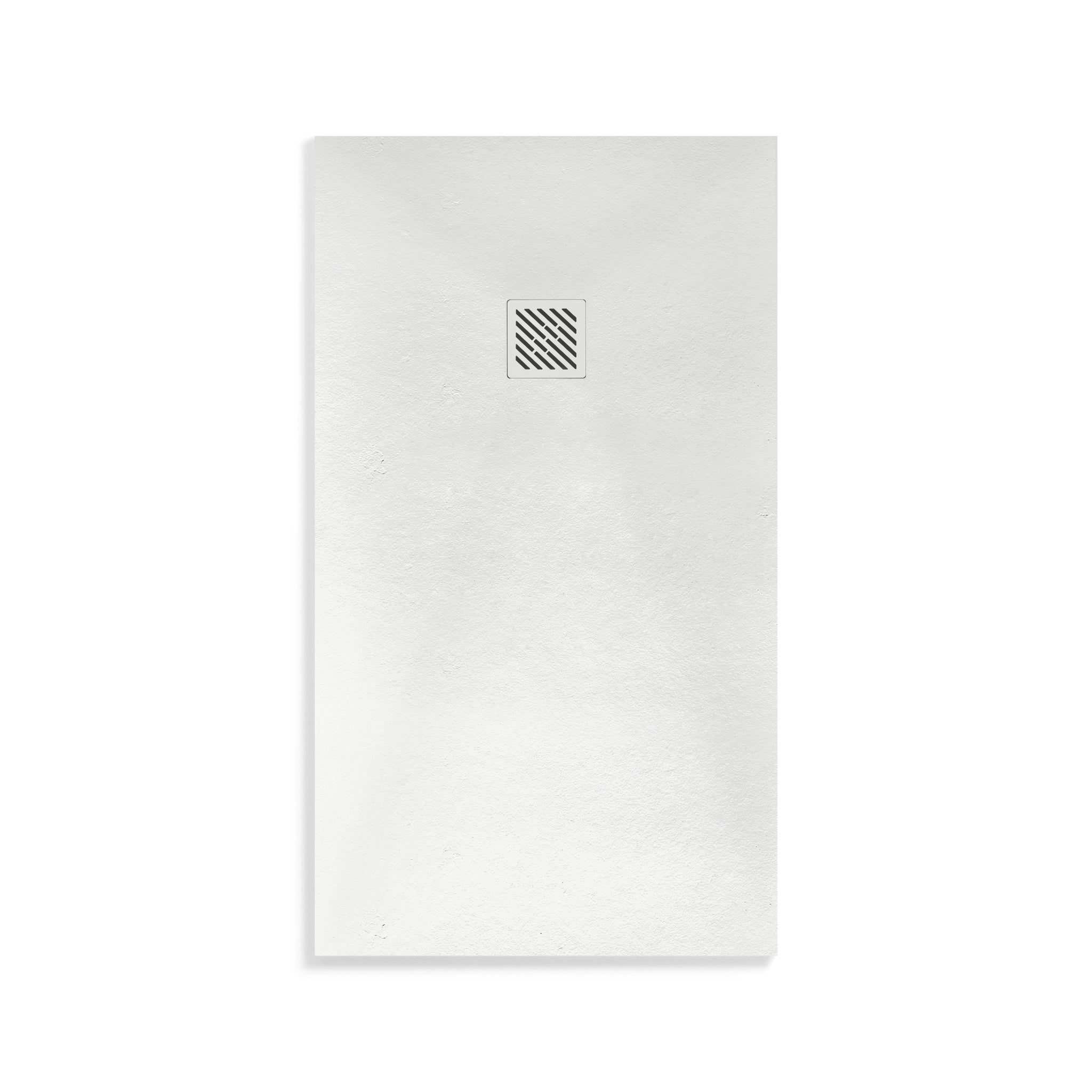 Aloni madison douchebak - composiet - 90x90x3cm - mat wit