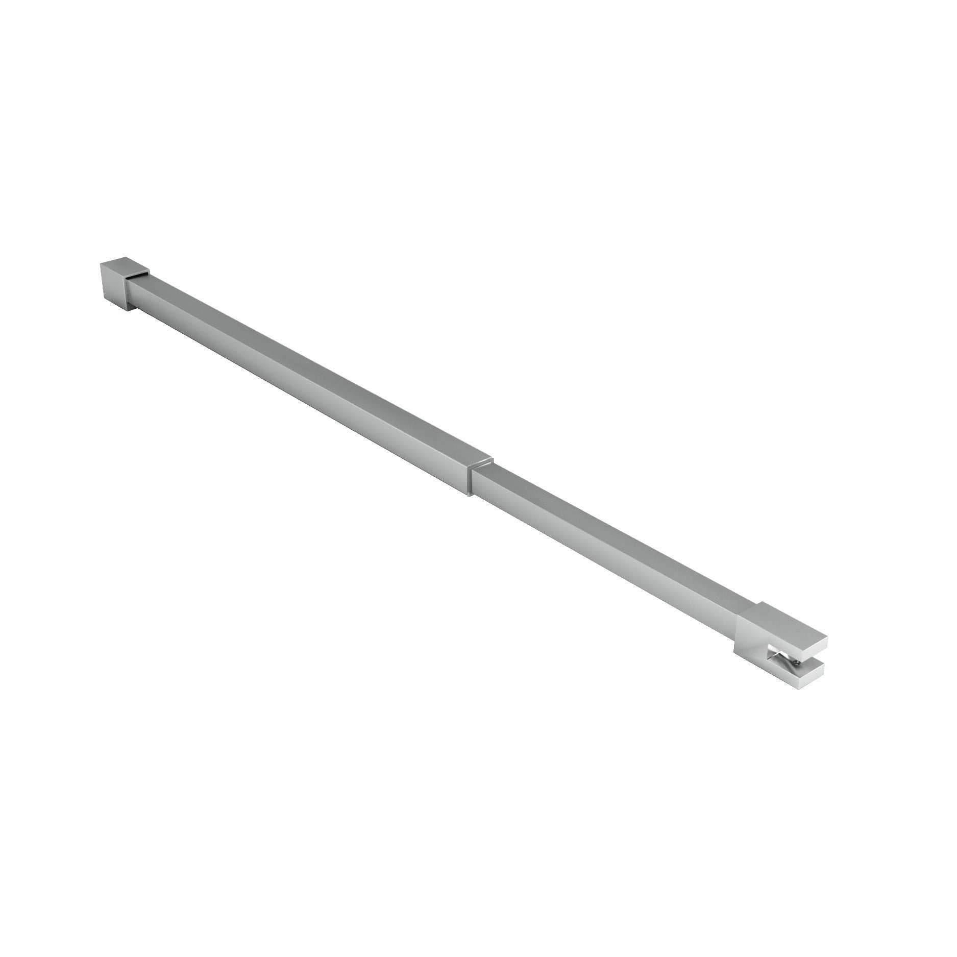 Aloni plafondsteun - verstelbaar - 43-80 cm - chroom