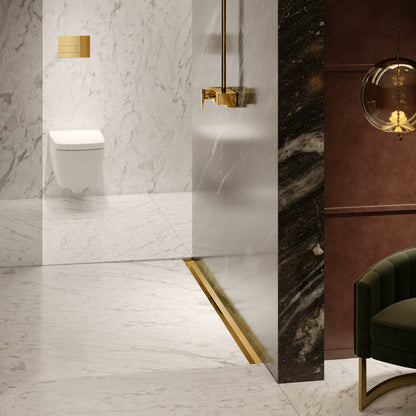 Tece square bedieningspaneel - goud
