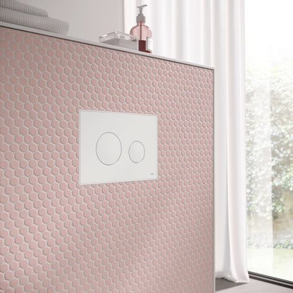 Tece loop bedieningspaneel - mat wit