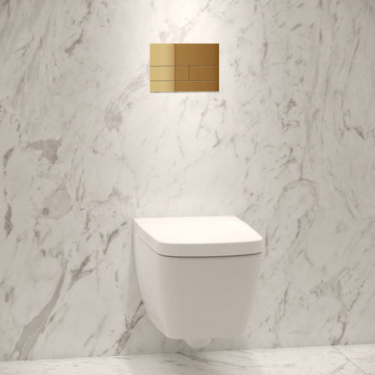Tece square bedieningspaneel - goud