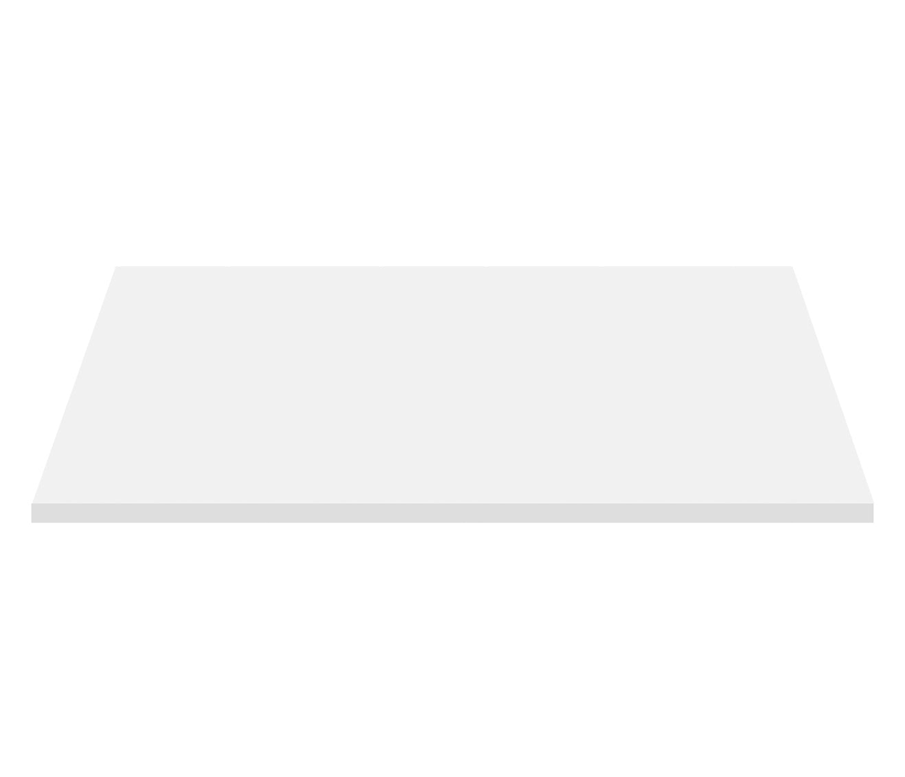 Aloni wastafelbladen mdf (96.4x45.5x2.6 cm) - mat wit