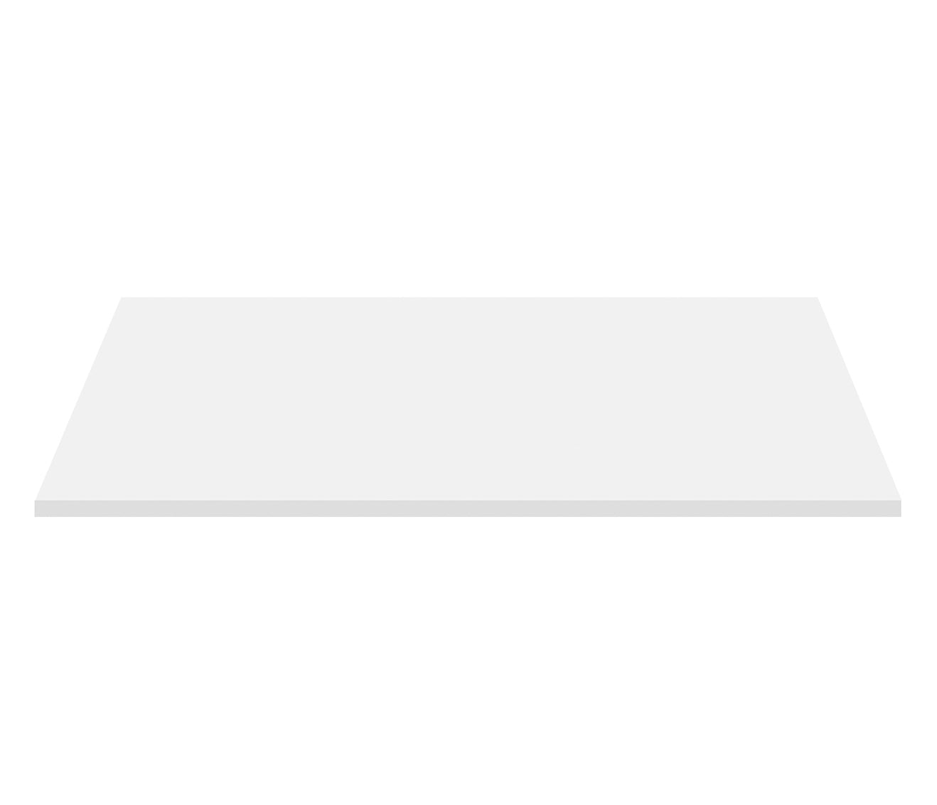Aloni wastafelbladen mdf (152.4x45.5x2.6 cm) - mat wit