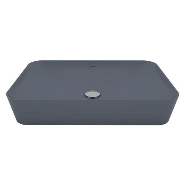 Creavit ultra keramische opbouw wastafel (60 x 40 cm) - mat basalt