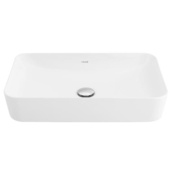 Creavit ultra keramische opbouw wastafel (60 x 40 cm) - wit