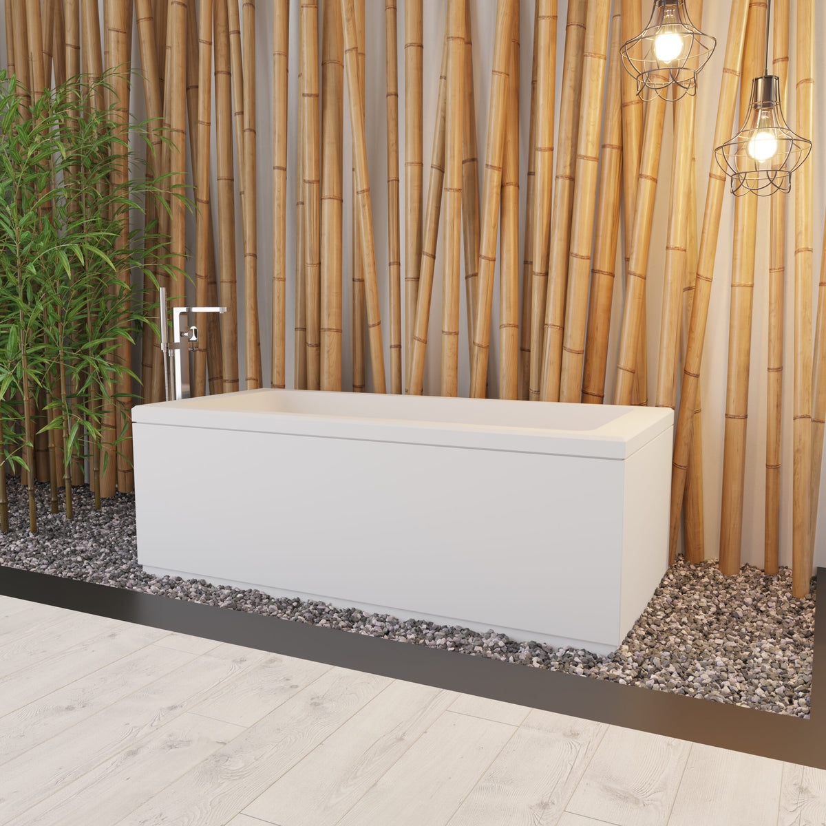 Aloni acryl ligbad (170 x 70 cm - h56.5 cm)