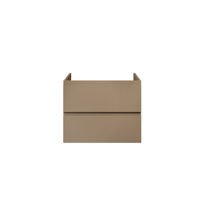Aloni sally XL wastafelonderkast - 2 lades - softclose - greeploos - 76 x 60x45,3 cm - zand
