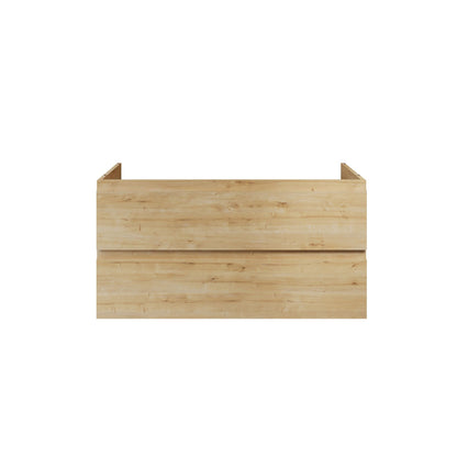 Aloni sally XL wastafelonderkast - 2 lades - softclose - greeploos - 118 x 60x45,3 cm - safir