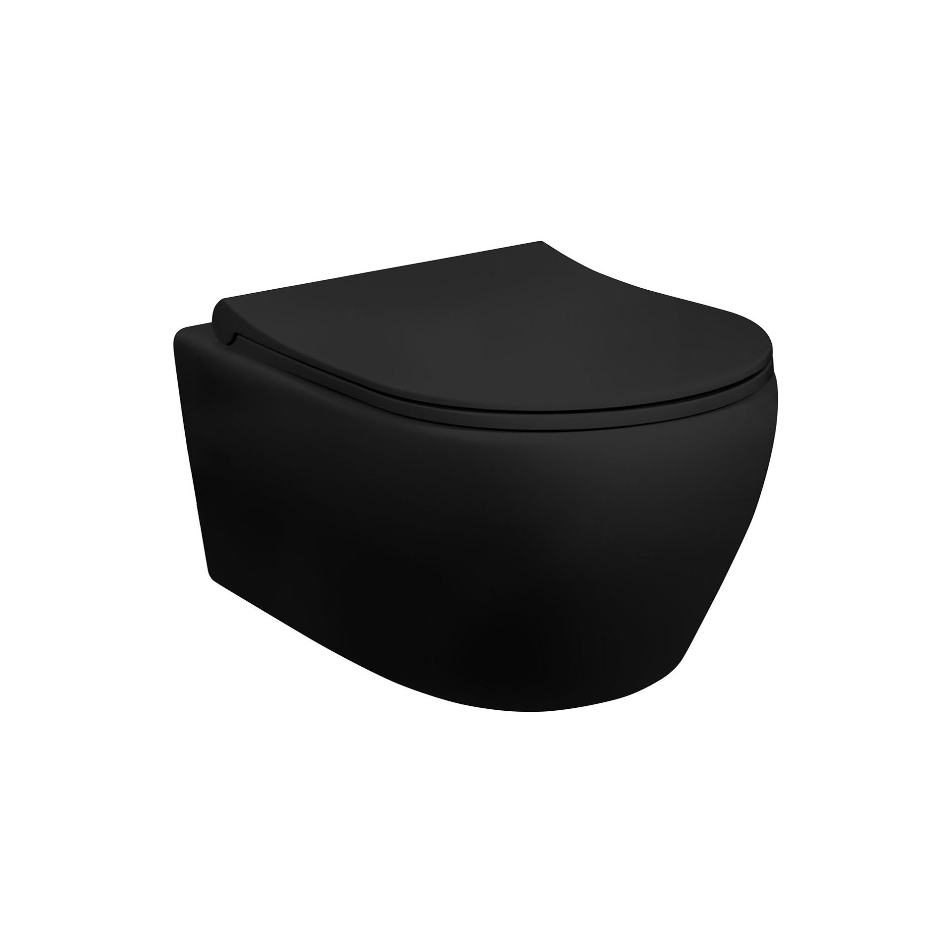 Aloni design ophang wc - mat zwart