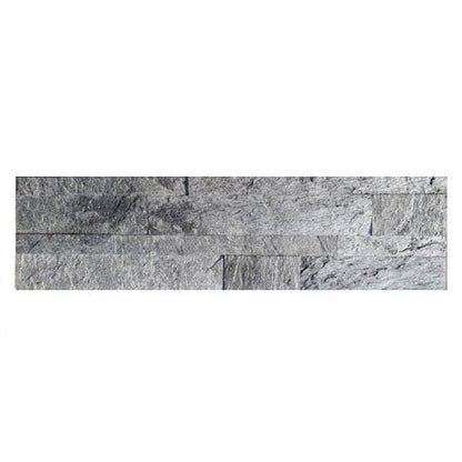 Isodeco Zelfklevende Steenstrip Natuursteen Silver Shine Grijs
